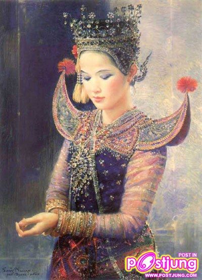 ภาพเขียนงามงาม อ.จักรพันธุ์ โปษยกฤต