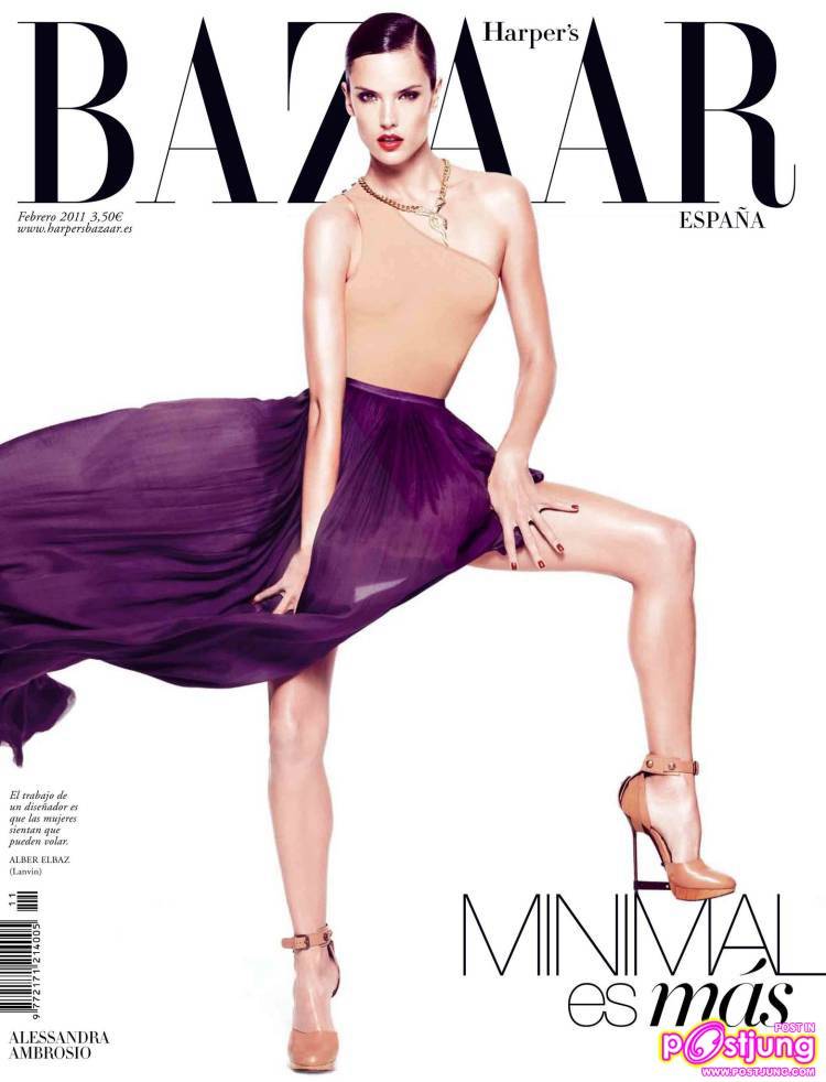 Alessandra  @Harper&rsquo;s Bazaar Espana Feb.2011
