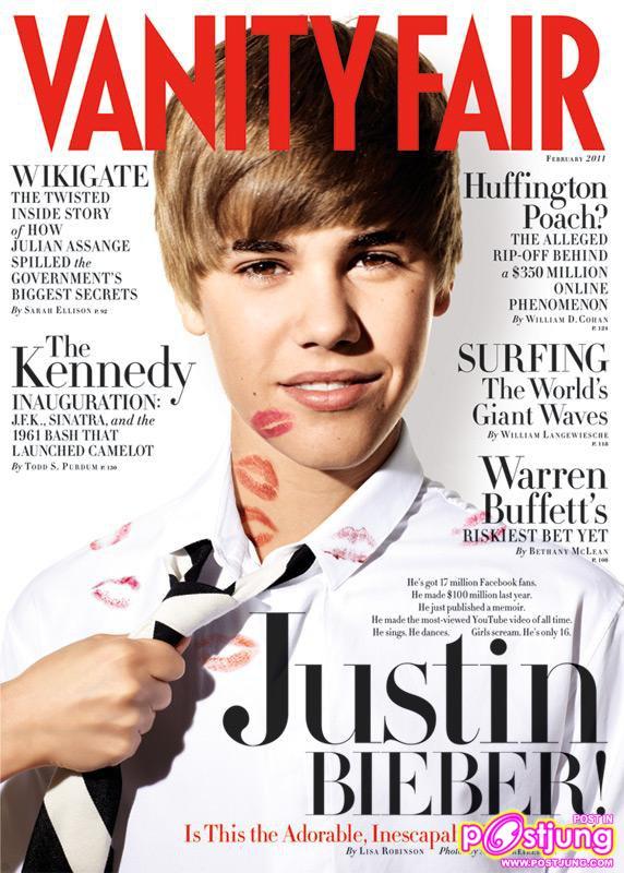 Justin Bieber @ Vanity Fair February 2011