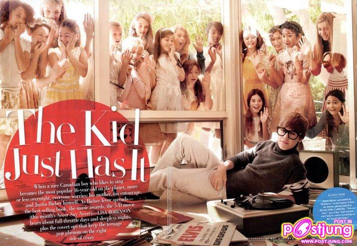 Justin Bieber @ Vanity Fair February 2011
