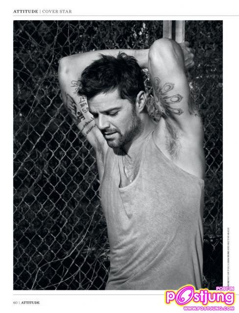Ricky martin @Attitude [issue 200] January 2011