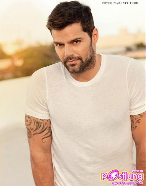 Ricky martin @Attitude [issue 200] January 2011