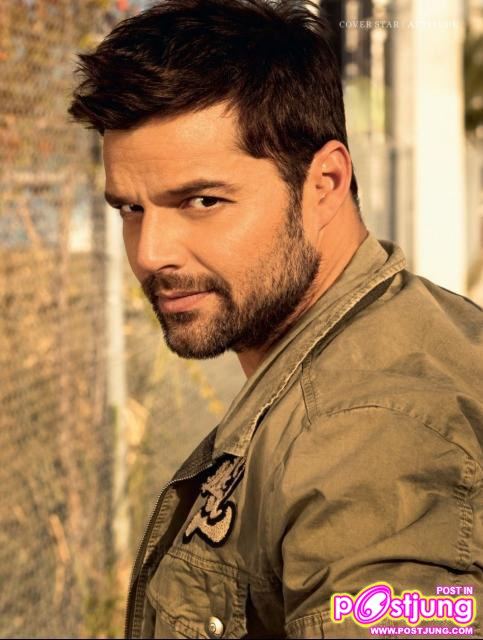 Ricky martin @Attitude [issue 200] January 2011