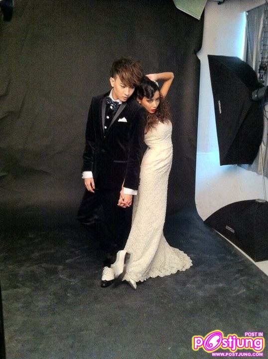 Chan Than San ถ่ายแบบแฟชั่นเซทแด่งงานน่ารักหวานแหวว