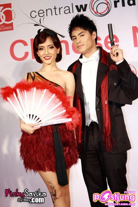 พิ้งกี้ & นาวินต้าร์ ในงาน Chinese new year 2011 @ Central world