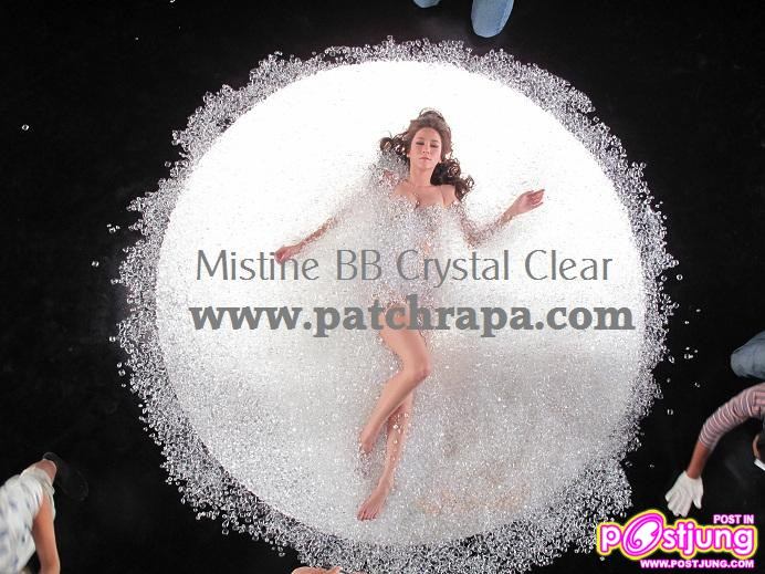 อั้ม พัชราภา ภาพเบี้องหลังโฆษณาMistine BB Crystal Clear 2011