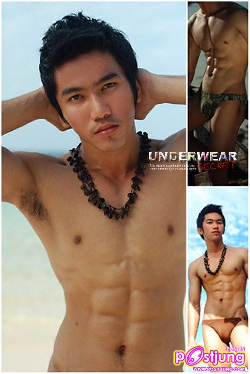 นายแบบกางเกงว่ายน้ำนิตยสาร AXIS