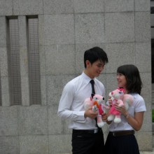 พี่สนต์ ในชุดนิสิต