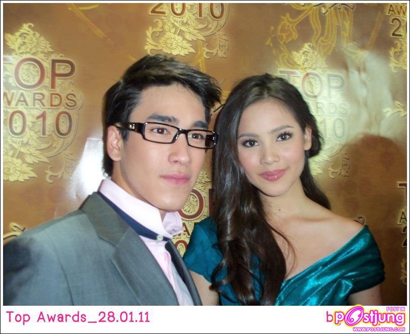 ณเดชน์ & ญาญ่า รางวัลดาวรุ่งชาย-หญิง จากงานTop awards 2010