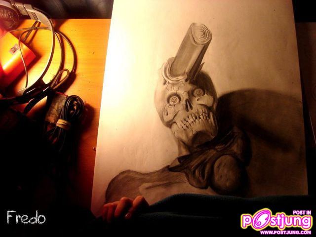 ภาพเขียนดินสอ 3 มิติ