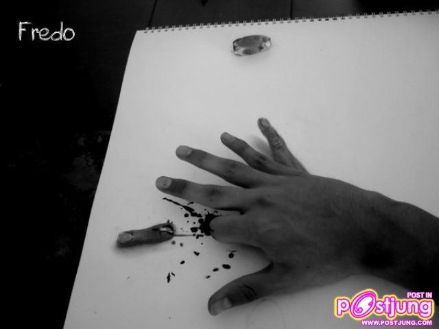 ภาพเขียนดินสอ 3 มิติ