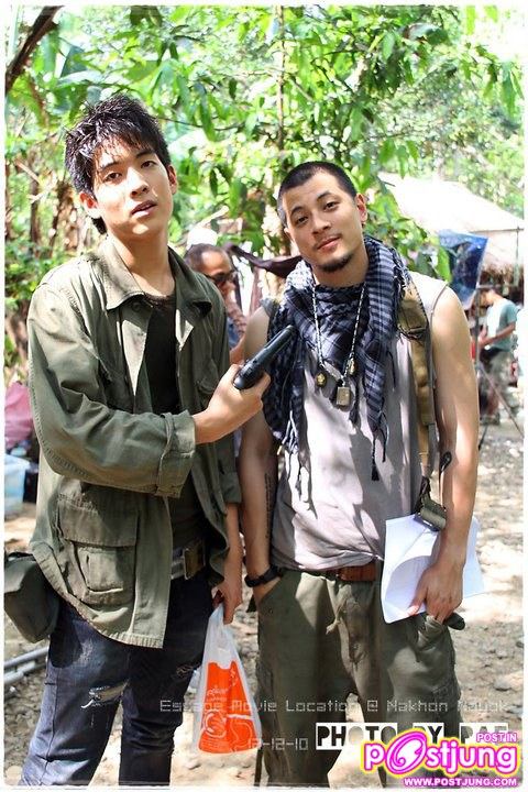 Pic.อวบอ้วน จากกองถ่ายหนังเรื่อง Escape