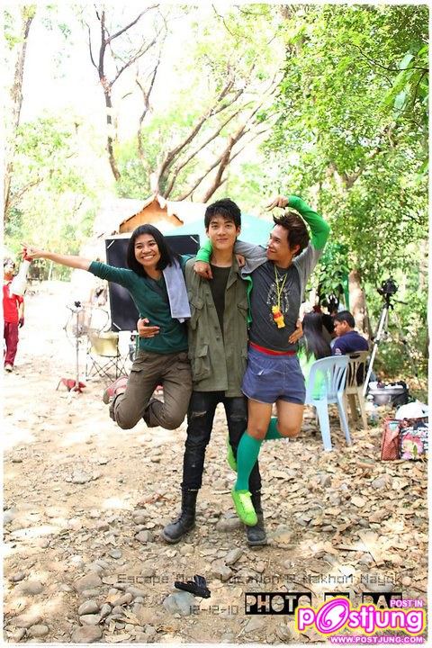 Pic.อวบอ้วน จากกองถ่ายหนังเรื่อง Escape