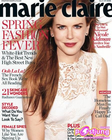 Nicole Kidman @UK MarieClaire March 2011