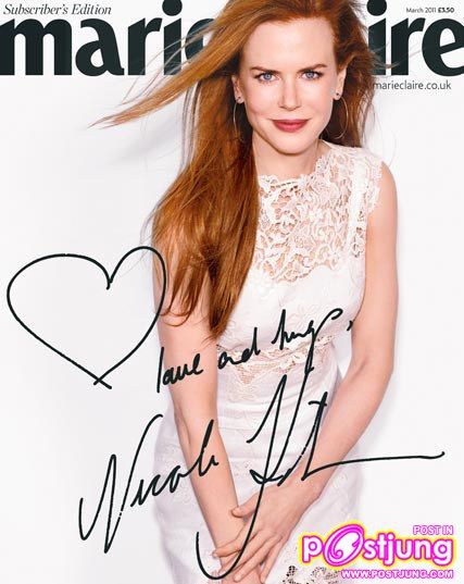 Nicole Kidman @UK MarieClaire March 2011