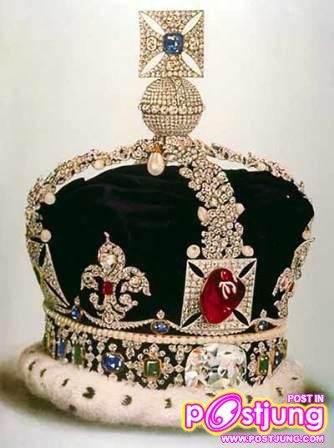 15. มงกุฎอิมพีเรียลสเตท (Imperial State Crown) มงกุฎพระมหากษัตริย์แห่งสหราชอณาจักร