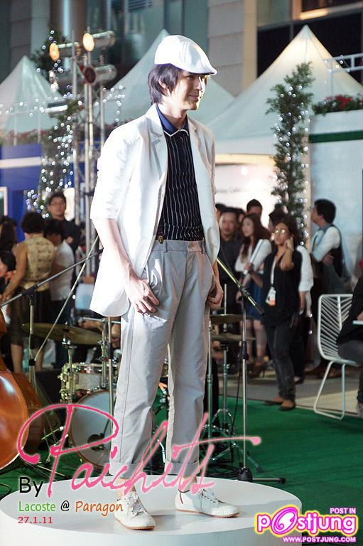 พอร์ช รุจ เต้ย เดินแบบแฟชั่น Lacoste @SiamParagon