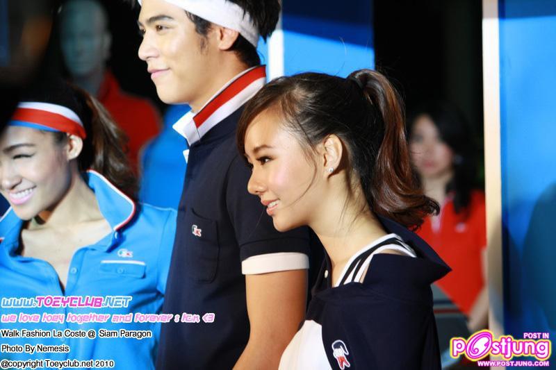 พอร์ช รุจ เต้ย เดินแบบแฟชั่น Lacoste @SiamParagon