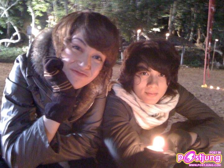 แน็ก & ตีน่า จากกองถ่ายหนัง โด๋นัท รักนี้จุดจุดจุด ที่เชียงใหม่