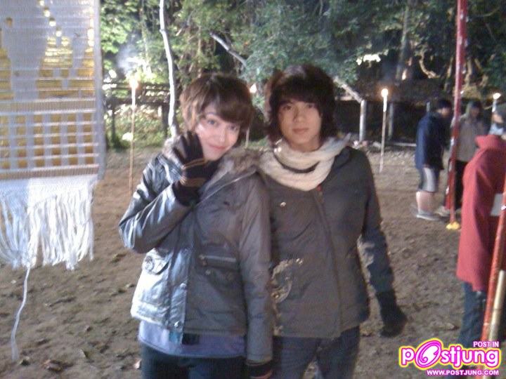 แน็ก & ตีน่า จากกองถ่ายหนัง โด๋นัท รักนี้จุดจุดจุด ที่เชียงใหม่