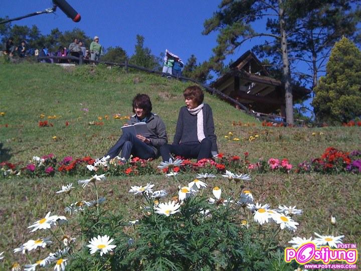 แน็ก & ตีน่า จากกองถ่ายหนัง โด๋นัท รักนี้จุดจุดจุด ที่เชียงใหม่