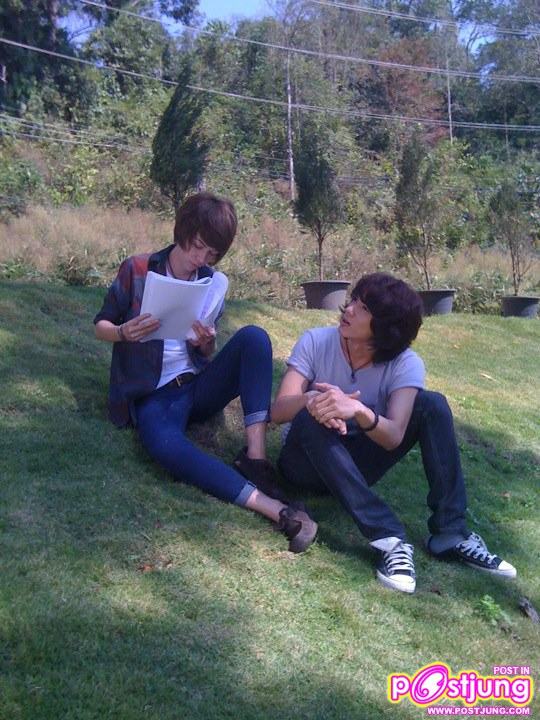 แน็ก & ตีน่า จากกองถ่ายหนัง โด๋นัท รักนี้จุดจุดจุด ที่เชียงใหม่