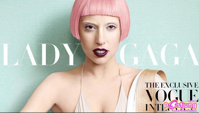 LADY GAGA @VOGUE U.S. March 2011