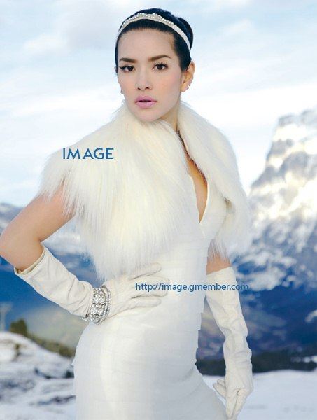 อ้อม พิยดา พาลุยหิมะแบบสวยๆ ในIMAGE vol. 24 no. 2 February 2011