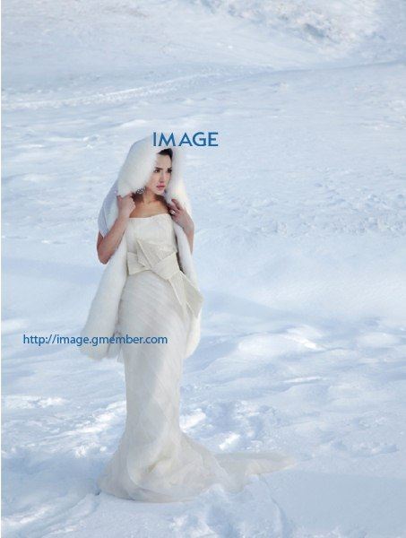 อ้อม พิยดา พาลุยหิมะแบบสวยๆ ในIMAGE vol. 24 no. 2 February 2011