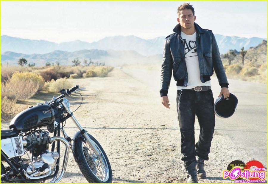 Channing Tatum Shirtless for GQ's Style Issue