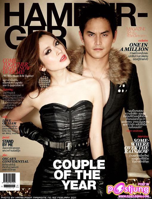 แอฟ ทักษอร & สงกรานต์ @HAMBURGER vol.9 no.152 February 2011