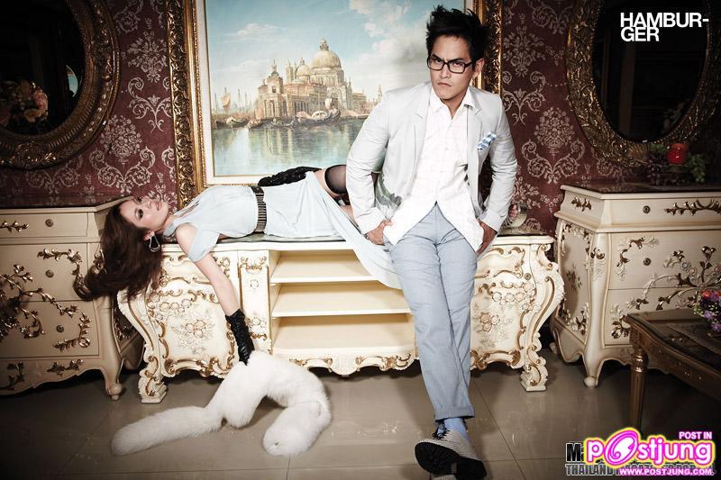 แอฟ ทักษอร & สงกรานต์ @HAMBURGER vol.9 no.152 February 2011