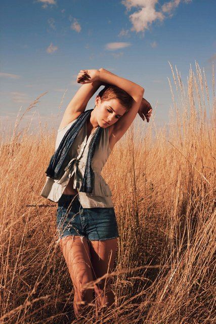 Emma Watson Models Fashions For People Tree