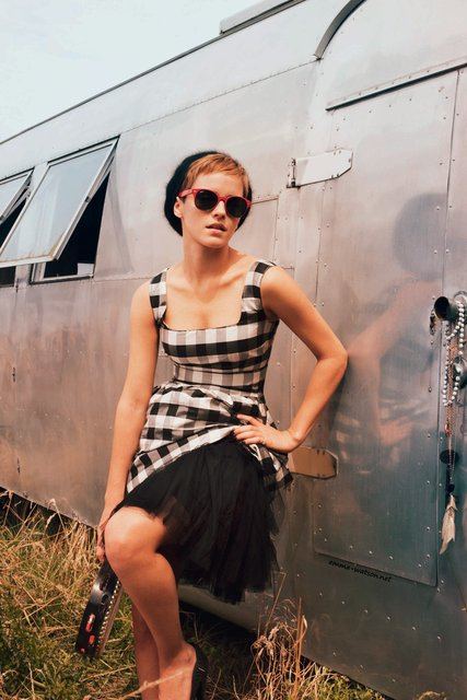 Emma Watson Models Fashions For People Tree