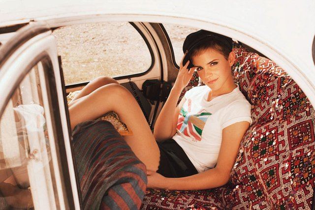 Emma Watson Models Fashions For People Tree