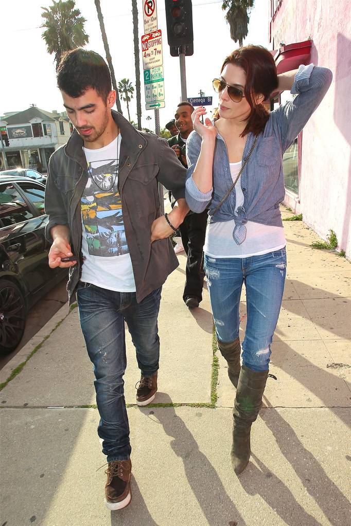 Ashley Greene and Joe Jonas Go Vegan For Lunch