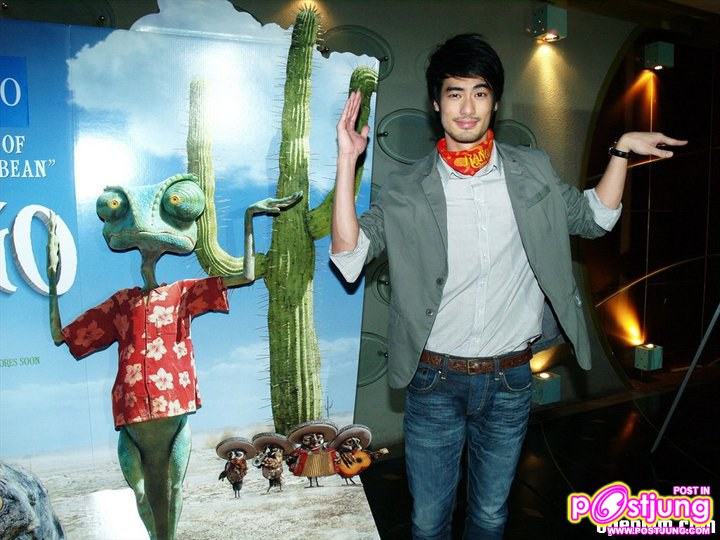 บอย-ปกรณ์ /โบวี่ -อัฐมา /ตั๊ก-นภัสกร งานแถลงข่าวเปิดตัวทีมพากย์ไทย Rango ฮีโร่ทะเลทราย