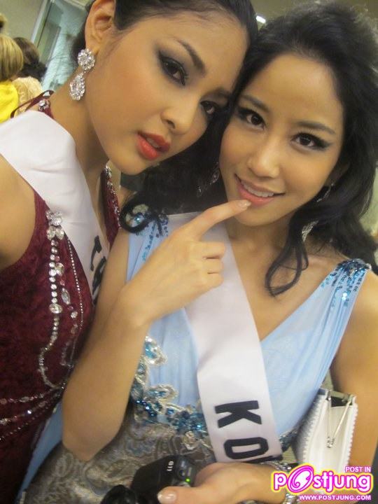 ถ่ายคู่กับ จูรี คิม มิสเกาหลี