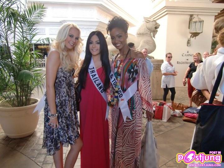 ประชันกับมิสสวิตเซอร์แลนด์ และ มิสตรินิแดด แอนด์ โทเบโก