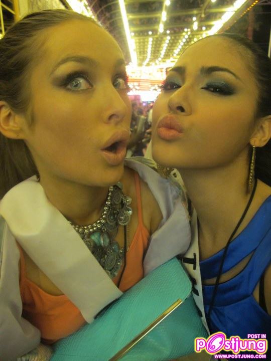 ถ่ายคู่กับ มิสไอร์แลนด์