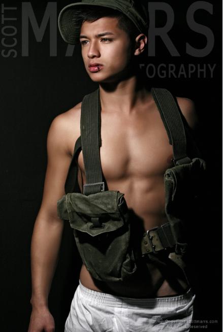 Sexy Male Model Jimaye Nguyen