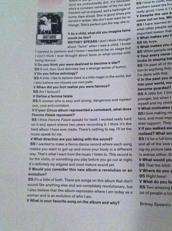 แปลบทสัมภาษณ์ Britney Spears ล่าสุดจาก V Magazine