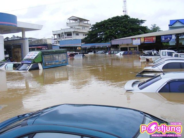 ภาพน้ำท่วมเมืองหาดใหญ่