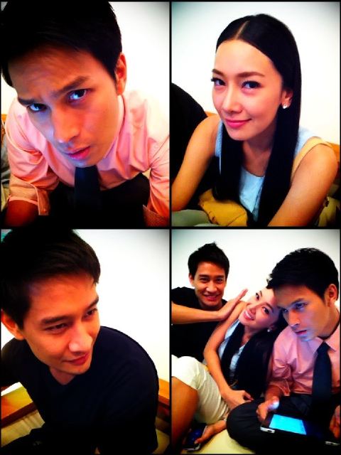 นุ่น วรนุชกับเพื่อนๆดารา ณ กองถ่ายละคร ค่าของคน