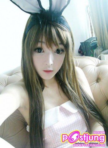 หวัง เจี่ย ยุ่น สาวที่หน้าตาน่าร๊ากมากค่ะเหมือนตุ๊กตาเลย