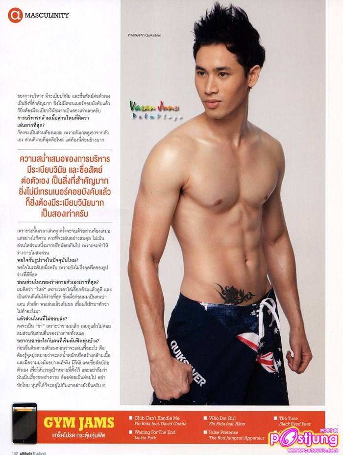[SCAN] Dream Team เจมส์-โทนี่-เม้าส์ @Attitude Magazine Thailand First Issue March2011