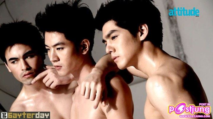 [SCAN] Dream Team เจมส์-โทนี่-เม้าส์ @Attitude Magazine Thailand First Issue March2011