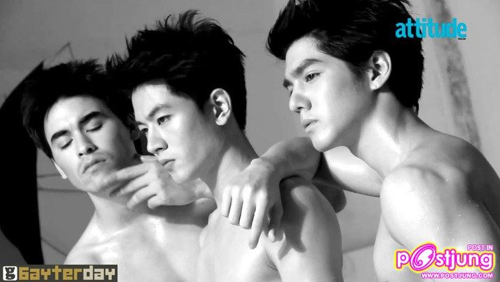 [SCAN] Dream Team เจมส์-โทนี่-เม้าส์ @Attitude Magazine Thailand First Issue March2011
