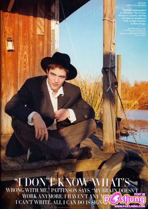 Robert Pattinson Covers on Vanity Fair April 2011