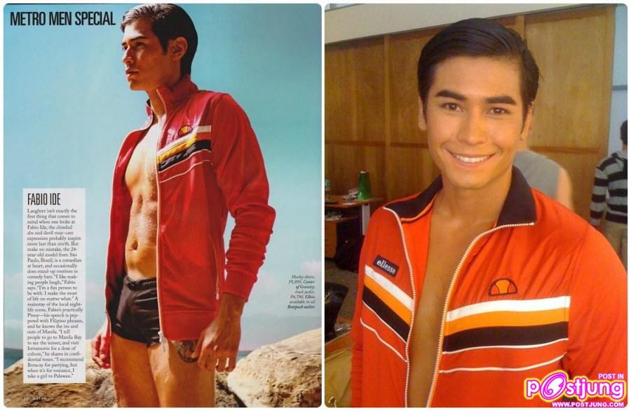 Maja Salvador & hot men of Summer on METRO March 2011 issue